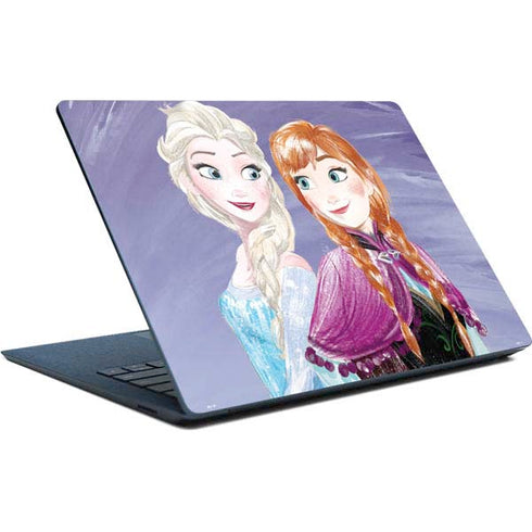 Disney Frozen Elsa and Anna Sisters Art Surface Laptop Skin